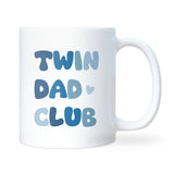 Twin Dad Club Mug, Dad of Twins Gift, Funny New Twin Dad Mug, Father’s Day Gift for Twin Dad, Christmas Gift for Dad of Twins