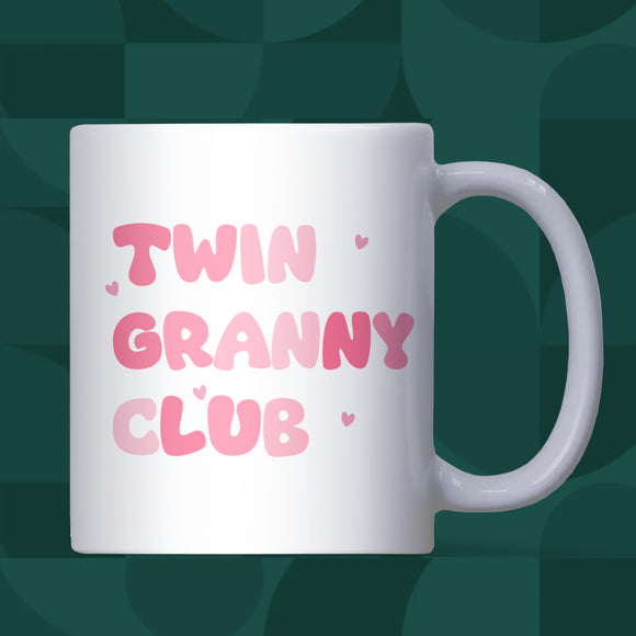 Twin Granny Club Mug, Granny of Twins Gift, Twin Grandma Mug, Mother’s Day Gift for Granny of Twins, Christmas Gift for Twin Granny