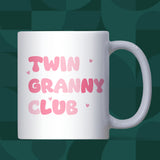 Twin Granny Club Mug, Granny of Twins Gift, Twin Grandma Mug, Mother’s Day Gift for Granny of Twins, Christmas Gift for Twin Granny