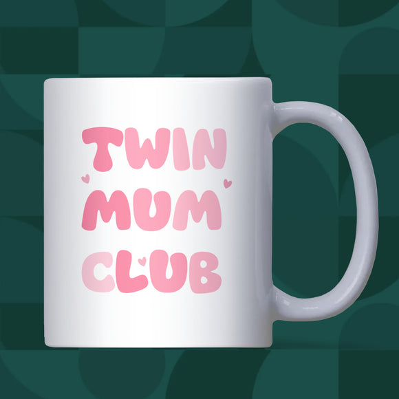 Twin Mum Club Mug, Mum of Twins Gift, New Mum of Twins Mug, Mother’s Day Twin Mum Gift, Christmas Gift for Twin Mum