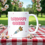 Wegovy Queen Mug, Funny Semaglutide Mug, Funny GLP-1 Jab Gift for Her, Weight Loss Jab Gift, Wegovy Funny Mug, Funny Ozempic Novelty Mug