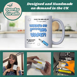 Where’s My F*cking Vape Mug, Funny Secret Santa Gift, Vape Lover Mug, Funny Vaper Present for Colleague, Daughter Funny Vaping Gift